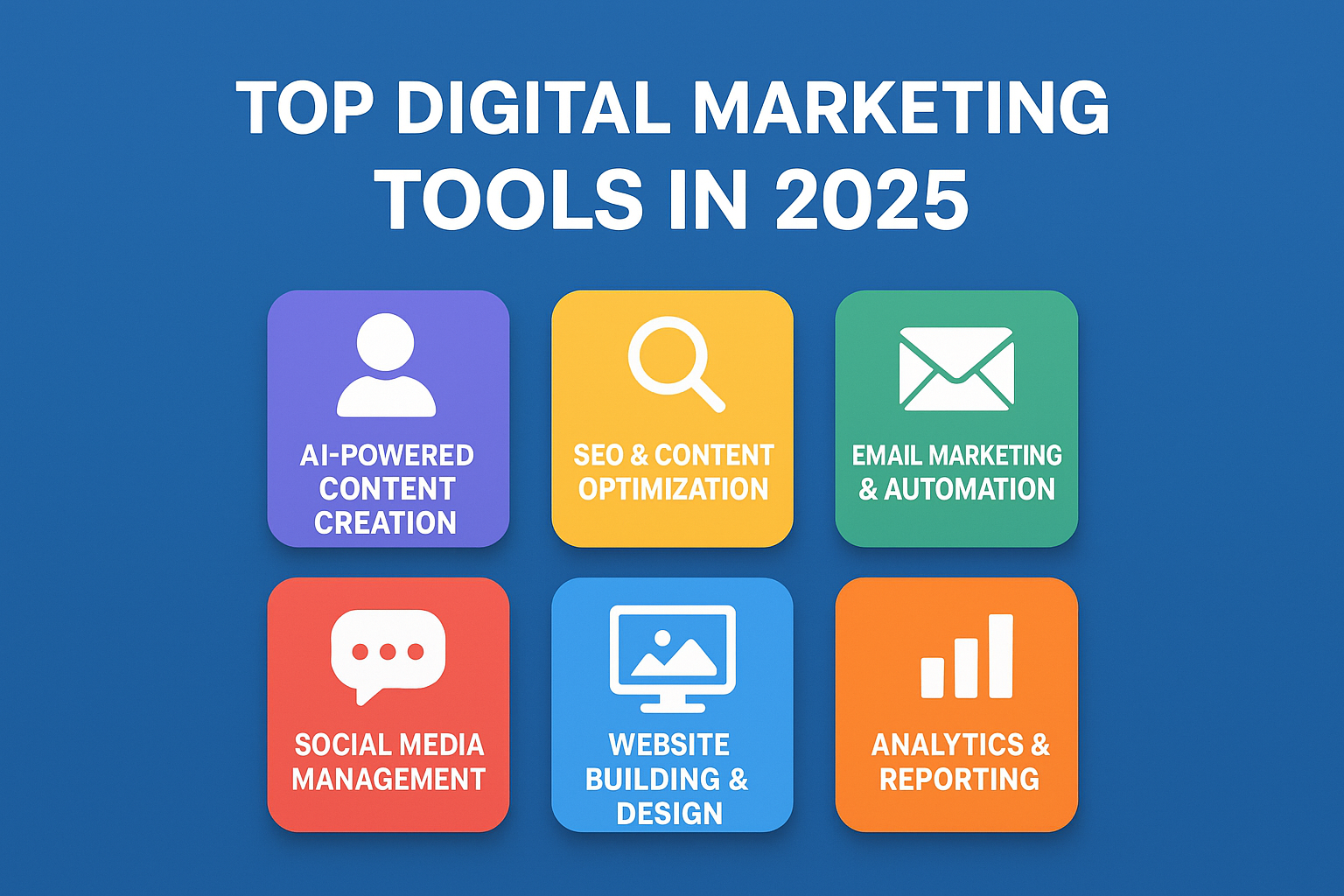 Top Digital Marketing Tools Use in 2025 - Digital Agency